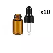 Buteliukas su stikline pipete, 3 ml., 10 vnt.