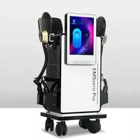 EMSZERO PRO funkcinis magnetinės stimuliacijos kūno formų korekcijos aparatas, 4 antgaliai + dubens antgalis