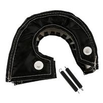 T3 Titanium Turbo Heat Shield Blanket Turbocharger Cover Wrap Natural With Fastener Springs Hook Auto Turbo Heat Shield Barrier juoda