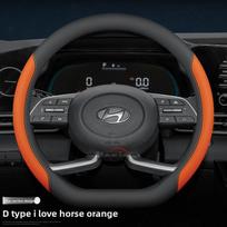 Odinis automobilio vairo užvalkalas Hyundai Tucson Kona Elantra Santa Fe Sonata Creta Palisade Ioniq 5 2022 2023 2024 2025 2026 gray