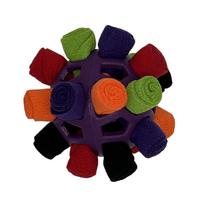 Dog Sniffing Ball Toy, Dispensing Interactive Rubber Ball for Boredom one size juoda