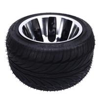 10 colių 235/30-10 padanga Daugiafunkcinė Puiki traukos guma ATV UTV Go Kart Golfo vežimėliui Vejapjovei Su ratlankiu black