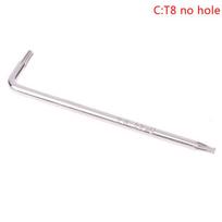 T6 T7 T8 T9 T10 T15 T20 T25 T30 T40 Six Lobe Torx Head Tamper Proof Security Bolt Hole Screwdriver Screw Driver Key C