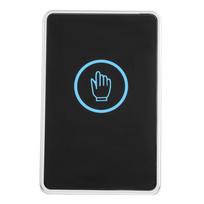 Door Exit Button LED Infrared Access Control Backlit Switch ABS Plastic NonTouch Type DC 12V white