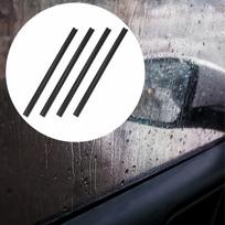 Atsparios vandeniui šoninio lango valytuvų mentelės, 4 vnt. rinkinys visiems transporto priemonių modeliams gray