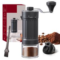 Adjustable Grind Size Handheld Coffee Mill Portable Coffee Grinder External stall hand gray