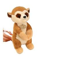 Fox Monkey Cartoon Mongoose Doll Plush Toy Skunk Doll 25cm ruda