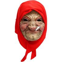 Little Red Hood Grandma Mask for Halloween Party Cosplay Prop Decoration brown