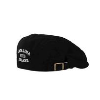 Adjustable Beret Hat Cotton Flat Cap Fashion Newsboy Cap juoda