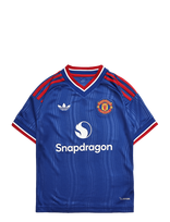 Adidas Performance - Manchester United Fc Away Jersey Youth 26/27 - Futbolo marškinėliai - Mėlyna