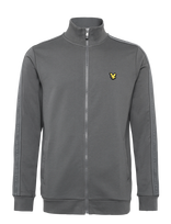 Lyle & Scott Sport - Jacquard Tape Track Top - Treniruočių striukė - Pilka