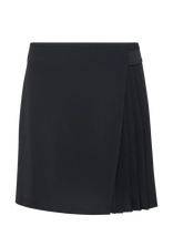 French Connection - Vinnie Suiting Pleated Mini Skirt - Trumpas sijonas - Juoda