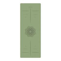 Professional Natural Rubber Widened Yoga Mat gray