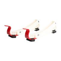 2pack Universals Nonslip Ice Blade Protectors Adjustable Ice Skate Guards Wear-Resistant Ice Skate Blade Guards 1 red