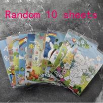 10Pcs 3D EVA Foam Sticker Set DIY Cartoon Animal Learning Education Painting Sticker Art Classroom Painting Puzzle Handicra