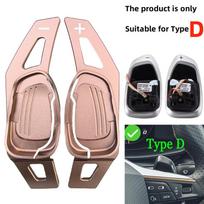 Car Steering Wheel Shift Paddle For Cupra Formentor LEON Ateca 2021 2022 2023 2024 2025 DSG Aluminum Style Extension Brown for Type D