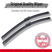 Tesla Model 3/X/S/Y Frameless Front Wiper Blades Full Car Upgrade Two Pieces gray
