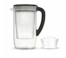 Stiklinis ąsotis Dafi Prisma LED Unimax, 2,5 l, juodas
