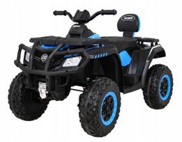 Vaikiškas elektromobilis RUSH QUAD 4x4, mėlynas, 4 x 80 W