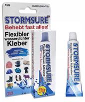 Lankstūs permatomi remontiniai klijai Stormsure, 15 g, atsparūs vandeniui