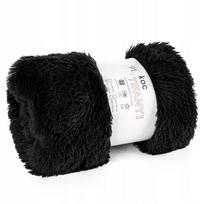 Lovos užtiesalas GIFT BLANKET Italian Furry, juodas, 70x160 cm