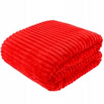 Fleece antklodė CHRISTMAS WAVE TIME, 220x240 cm, raudona