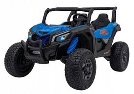 Vaikiškas elektromobilis keturratis UTV X3, 4 x 200W, 24V/7Ah, mėlynas