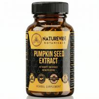 Moliūgų sėklų ekstrakto kapsulės iš Naturevibe Botanicals 180 augalinės kapsulės | 660 mg per porciją | Augalinės kilmės žolelių ekstrakto papildas | Palaiko