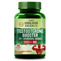 Vlado Himalayan Organics Testosterono Stiprintuvas Vyrams - 2800mg+ | Su Ashwagandha, Shilajit, Kaunch Beej, Musli, Gokshura, Ginseng
