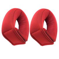 1Pair Wrist Ankle Weights -1Lb Total Adjustable Arm/Leg Weights For Walking,Running,Pilates,Home Workout With Comfortable Straps red