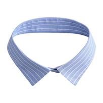 Faux Collar Decorative Shirt Collar Stripe Lapel Collar Casual Formal Neckwear white