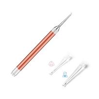 Kids Safe LED Visual Ear Wax Picker With Lighted Curette For Gentle Cleaning Includes Ear Nose Tweezers Multi Use Tool beige