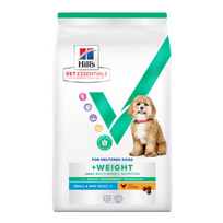 Hills Vet Essentials Dog Multi-Benefit + Weight Benefit Small & Mini Adult, su vištiena - 2 kg
