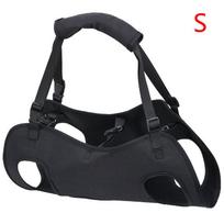 Dog Stair Assistance Leash Elderly Dog Support Sling Adjustable Pet Lift Vest Large Dog Stair Climbing Aid Harness A1 black