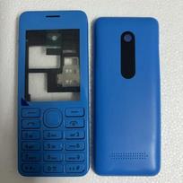 Full Housing For Nokia sha 206 2060 Front Middle Frame Battery Back Cover Case Replacement Parts Blue Arabic black