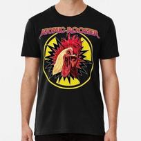 Atomic Rooster Classic Size S to 5XL Made in the USA T-Shirt 3XL brown