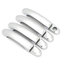 Skirtas Volkswagen Transporter VW T5 T6 2003-2018 anglies pluošto spalvos Refit Chrome durų rankenos dangtelio apdailos apsaugos lipdukas