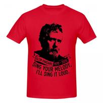 Unisex Glen Hansard RIP Šaunus T-shirtas Senovinis Medvilninis Anime Marškinėlis S black