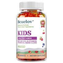 Kids Multivitamin Gummies, 60 Count 30‑Day Supply, Methyl B‑Vitamins D3 Iodine Zinc, Vegan Dietary Supplement 60 Gummies