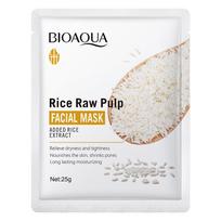 BIOAQUA Rice Pulp Facial Mask - Hydrating, Moisturizing, Nourishing white
