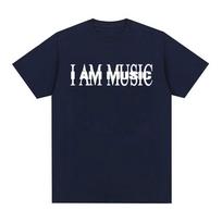 Playboi Carti I Am Music Album Print T-Shirt Summer Men's Women's Cotton Loose T-Shirt Stylish and Comfortable Short Sleeves Top S black