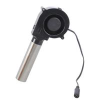 7530 Blower Fan 12V 75x75x30mm Small Blower Fan 3700RPM Cooling Fan Outdoor BBQ Fire Blower Fan Camping Outdoor 1 black