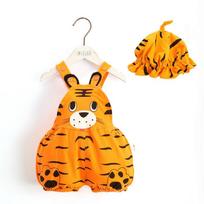 Kūdikio drabužiai Arbūzo Moliūgo kostiumas Apranga Tigro Cosplay Gyvūnas Ruduo Vasara Kigurumi Medvilninis Kūdikio mielas Kombinezonas Pižama 90 orange