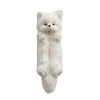 Plush Fox Pencil Case Portable Office Supplies School Students Stationery Bag Multifunctional Storage Organizer Zipper Pouch balta