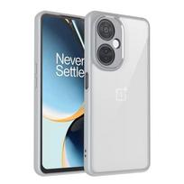 For Oneplus Nord CE 3 Lite Case 1= Nord CE 3lite Phone Case Cover Cushion Shockproof Silicon Bumper Clear Matte Back Cover Hard OnePlus Nord CE 3 Lite gray
