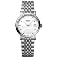 LONGINES Boya series automatic mechanical movement 30 meters waterproof white dial stainless steel case stainless steel strap L4.309.4.19.6 balta