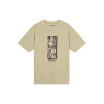 Uniqlo x Attack On Titan Bendradarbiavimas SS23 Attack On Titan Komiksų Rašto Spausdinami Trumpomis Rankovėmis Marškinėliai Vyrams Marškinėliai Smėlio spalvos 462439-31 M beige