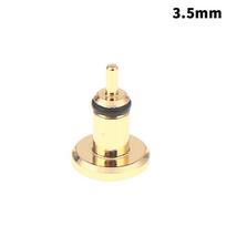 Brass Gold-Plated Hifi Player Dust Plugs - 3.5Mm  4.4Mm Anti-Dust Caps For Audio Jacks beige