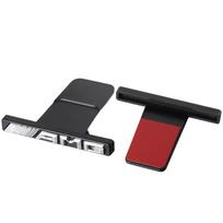 ABS AMG emblema automobilio priekinių grotelių ženklelis Dekoratyvinė lipdukas Mercedes Benz AMG W210 W108 W204 W205 W203 W211 W212 W124 W126 AB4 black