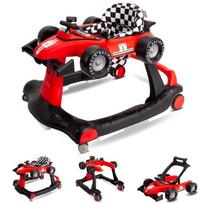 Interaktyvus 3-in-1 Formula 1 kūdikio stumdukas lenktynininkas raudonas